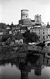 Zamek w Bdzinie - Zamek w Bdzinie na zdjciu z 1933 roku
