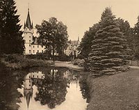 Zamek w Biaej Nyskiej - Robert Weber, Schlesische Schlosser, 1909