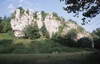 Zamek w Biaym Kociele - Widok od zachodu, fot. JAPCOK, VIII 2002