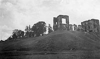 Zamek w Bodzentynie - Zamek w Bodzentynie na zdjciu z 1937 roku