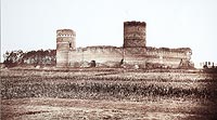 Zamek w Ciechanowie - Zamek w Ciechanowie na zdjciu z 1870 roku