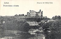 Zamek w Golubiu-Dobrzyniu - Zamek w Golubiu w 1925 roku