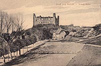 Zamek w Golubiu-Dobrzyniu - Zamek w Golubiu na pocztwce z okoo 1918 roku