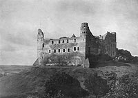 Zamek w Golubiu-Dobrzyniu - Zamek w Golubiu na zdjciu Jana Buhaka z okresu midzywojennego