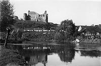 Zamek w Golubiu-Dobrzyniu - Zamek w Golubiu na zdjciu z okresu midzywojennego