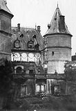 Zamek w Gouchowie - Zamek w Gouchowie na zdjciu z lat 1918-27