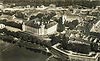 Kostrzyn - Zamek w Kostrzynie na zdjciu lotniczym z 1935 roku