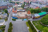 Zamek w Kdzierzynie-Kolu - Zdjcie z lotu ptaka, fot. ZeroJeden, V 2020
