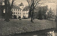 Zamek w Krokowej - Zamek w Krokowej na zdjciu z 1916 roku