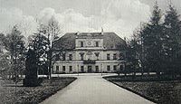 Zamek w Krotoszynie - Zamek na widokwce z 1915 roku