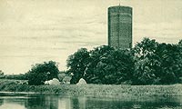 Zamek w Kruszwicy - Mysia Wiea na pocztwce z okoo 1925 roku