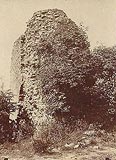Zamek w Lanckoronie - Zamek w Lanckoronie na zdjciu z 1896 roku
