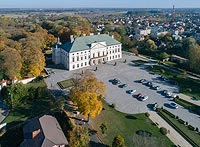 Zamek w Lubartowie - Zdjcie lotnicze, fot. ZeroJeden, X 2018