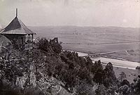 Zamek w Melsztynie - Zamek w Melsztynie na zdjciu z lat 1892-97