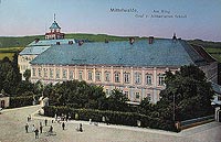 Zamek w Midzylesiu - Zamek w Midzylesiu na widokwce z 1907 roku