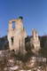 Zamek w Mokrsku Grnym - Naronik poudniowo-wschodni i wschodni mur kurtynowy, fot. ZeroJeden, XI 2000