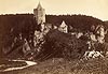 Zamek w Ojcowie - Ruiny zamku w Ojcowie na zdjciu z 1915 roku