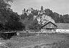 Zamek w Ojcowie - Ruiny zamku w Ojcowie na zdjciu sprzed 1915 roku