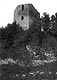 Zamek w Ojcowie - Wiea zamku w Ojcowie na zdjciu z 1915 roku