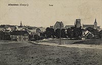 Zamek w Olsztynie - Olsztyn w 1914 roku
