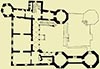 Zamek w Gouchowie - Plan pierwszego pitra zamku  [<a href=/bibl_ksiazka.php?idksiazki=232&wielkosc_okna=d onclick='ksiazka(232);return false;'>rdo</a>]