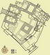 Zamek w Midzylesiu - Plan piwnic i fundamentw wedug A.Kwaniewskiego (1 - mur z XIV wieku, 2 - mur sprzed poowy XVI wieku)  [<a href=/bibl_ksiazka.php?idksiazki=435&wielkosc_okna=d onclick='ksiazka(435);return false;'>rdo</a>]