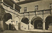 Zamek w Pakowicach - Zamek w Pakowicach na zdjciu z lat 1925-45