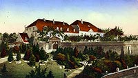 Zamek w Poznaniu - Zamek w Poznaniu na zdjciu z lat 30. XX wieku
