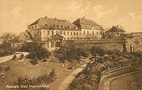 Zamek w Poznaniu - Zamek na pocztwce z 1914 roku