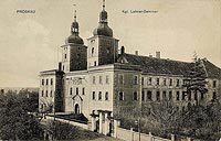 Zamek w Prszkowie - Zamek w Prszkowie na zdjciu z 1910 roku