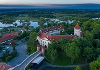 Zamek w Putusku - Zdjcie z lotu ptaka, fot. ZeroJeden, VI 2020