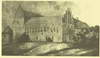 Zamek w Barcianach - Pnocne skrzydo zamku na rysunku Andersona z 1856 roku