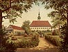 Zamek w Bobolicach - Litografia O.Dresslera z poowy XIX wieku z teki Alberta Dunckera
