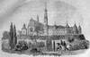 Klasztor na Jasnej Grze w Czstochowie - Drzeworyt, Przyjaciel Ludu 18, 1839 ze zbiorw Biblioteki Instytutu Bada Literackich PAN