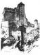 Zamek w Czorsztynie - Staloryt Leonarda Chodko, Les Ruines du Chateau de Czorstyn, Leonard Chodko: La Pologne historique... t. 1, Paris 1855-1856