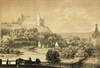 Zamek w Golubiu-Dobrzyniu - Zamek na litografii Napoleona Ordy, 'Album Widokw', Seria 5, 1880