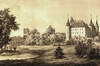 Zamek w Gouchowie - Zamek na litografii Napoleona Ordy, 'Album Widokw', Seria 5, 1880