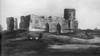 Zamek w Kole - Szcztki zamku pod miastem od strony zachodniej w 1 poowie XIX wieku, akwarela, gwasz, Stronczyski, Atlas IV