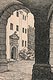 Zamek w Midzylesiu - Zamek w Midzylesiu na widokwce z 1927 roku