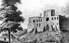 Zamek w Mokrsku Grnym - Widok zamku w 1805 roku wedug F.Ph.Usnera
