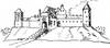 Zamek w Przezmarku - Pnocne skrzydo przedzamcza w 1750 roku wedug rysunku J.H.Dewitza  [<a href=/bibl_ksiazka.php?idksiazki=211&wielkosc_okna=d onclick='ksiazka(211);return false;'>rdo</a>]
