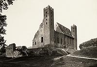 Zamek w Radzyniu Chemiskim - Zamek w Radzyniu na zdjciu z lat 1927-35