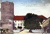 Zamek w Swobnicy - Zamek w Swobnicy na widokwce z pocztkw XX wieku