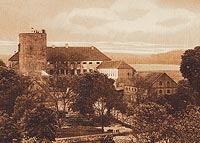 Zamek w Swobnicy - Zamek w Swobnicy na zdjciu z lat 1905-15