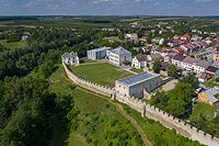 Zamek w Szydowie - zdjcie lotnicze, fot. ZeroJeden, VII 2020