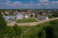 Zamek w Szydowie - zdjcie lotnicze, fot. ZeroJeden, VII 2020