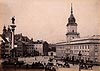 Zamek Krlewski w Warszawie - Zamek na zdjciu z 1890 roku