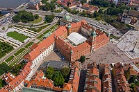 Zamek Krlewski w Warszawie - Zdjcie lotnicze, fot. ZeroJeden, VII 2019