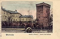 Zamek upny w Wieliczce - Zamek w Wieliczce na zdjciu z 1901 roku