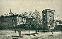 Zamek upny w Wieliczce - Zamek w Wieliczce na zdjciu z 1918 roku